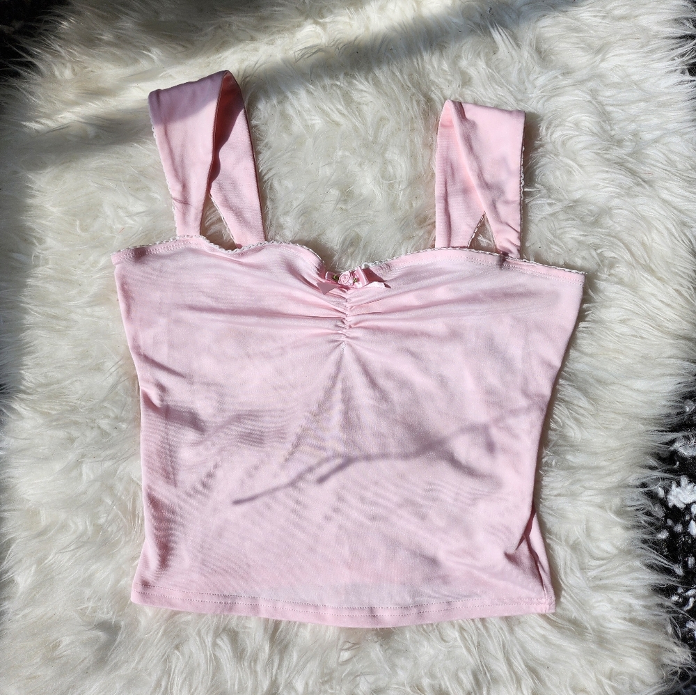 Fairycore Pink Top